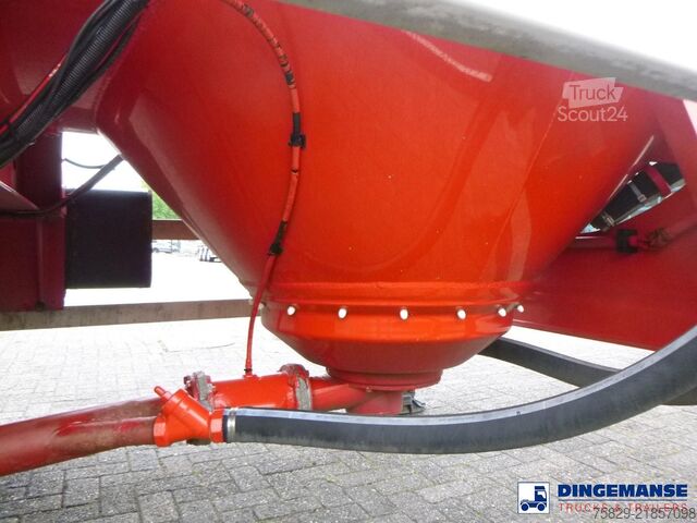 Rezervoar Feldbinder Powder tank alu 40 m3 + engine/compressor