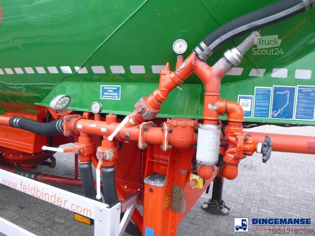Rezervoar Feldbinder Powder tank alu 40 m3 + engine/compressor