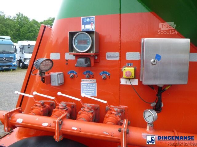 Tvertne Feldbinder Powder tank alu 40 m3 + engine/compressor