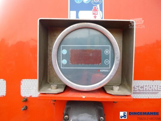 Tvertne Feldbinder Powder tank alu 40 m3 + engine/compressor