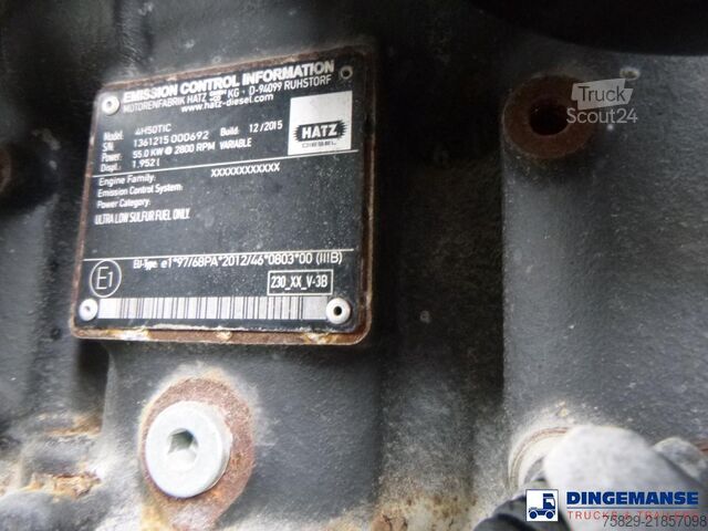 Tvertne Feldbinder Powder tank alu 40 m3 + engine/compressor