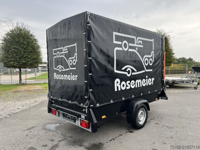 Rimorchio con cassone Rosemeier VE Spectrum C 13.30 Plane Kastenanhänger gebremst