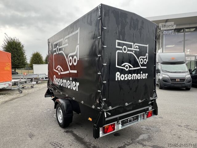 Rimorchio con cassone Rosemeier VE Spectrum C 13.30 Plane Kastenanhänger gebremst