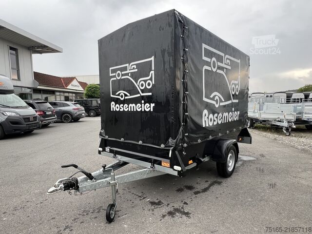 Rimorchio con cassone Rosemeier VE Spectrum C 13.30 Plane Kastenanhänger gebremst
