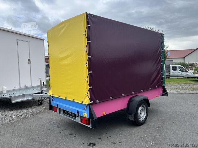 Rimorchio con cassone Rosemeier VE Spectrum C 13.30 mit Plane Kastenanhänger gebrem