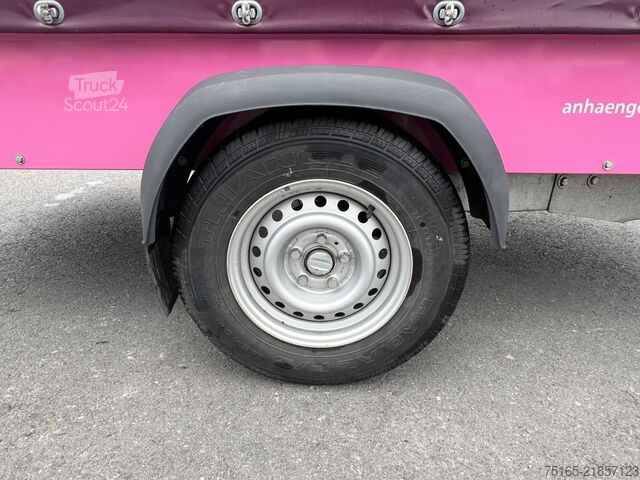 Rimorchio con cassone Rosemeier VE Spectrum C 13.30 mit Plane Kastenanhänger gebrem