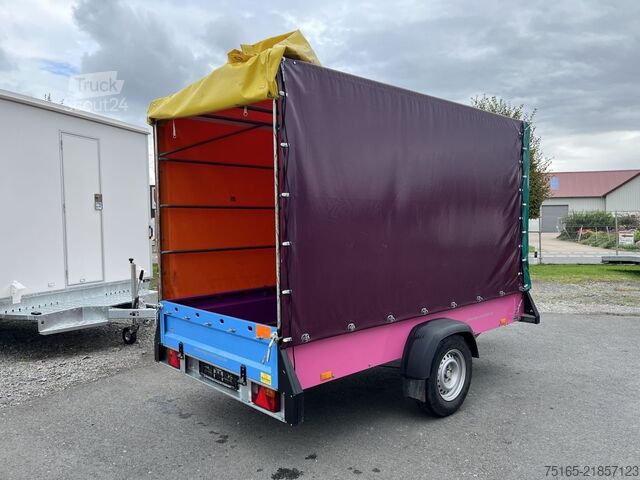 Rimorchio con cassone Rosemeier VE Spectrum C 13.30 mit Plane Kastenanhänger gebrem