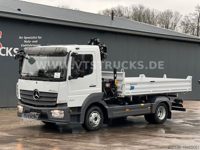 Sklápěcí dodávka MERCEDES-BENZ Atego 823 4x2 DSK mit HIAB 072 Ladekran *NEU*
