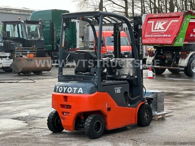 Front loader forklift TOYOTA 16 T 48V Elektro Lithium-Ionen Batterie