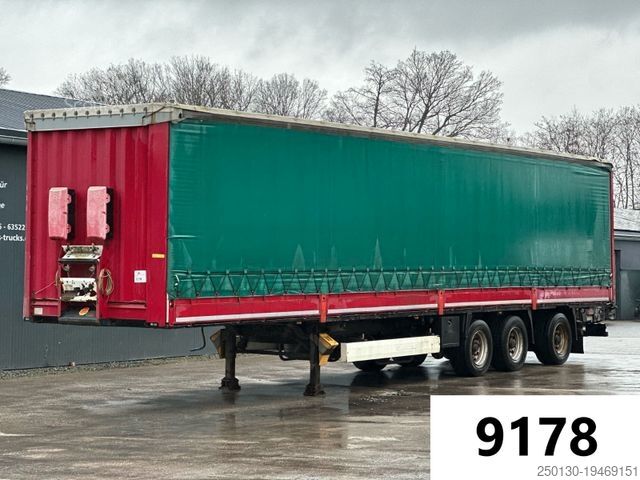 Open oplegger met zeil KRONE SD Bordwände Stapler Aufnahme Lenk Achse Edscha