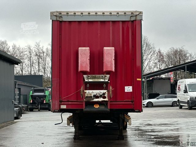 Open oplegger met zeil KRONE SD Bordwände Stapler Aufnahme Lenk Achse Edscha