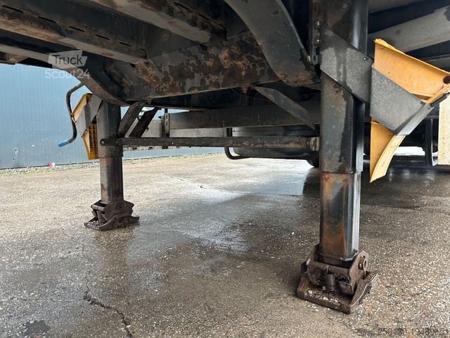 Open oplegger met zeil KRONE SD Bordwände Stapler Aufnahme Lenk Achse Edscha