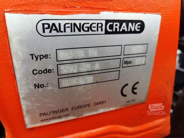 Système de bras à crochet MAN TGL 12.250 City-Abroller Container + Palfinger ...