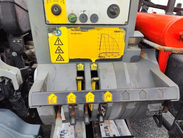 Système de bras à crochet MAN TGL 12.250 City-Abroller Container + Palfinger ...