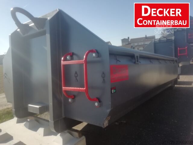 Contenitore scarrabile Decker Containerbau Abrollcontainer, Bayernbox, Pendelklappe