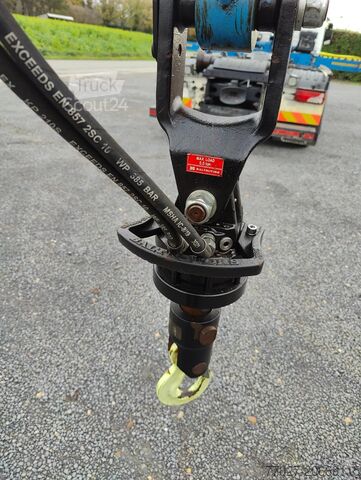 Sistema de braço de gancho Scania P360 8x2 Tridem container Crane HIAB 244