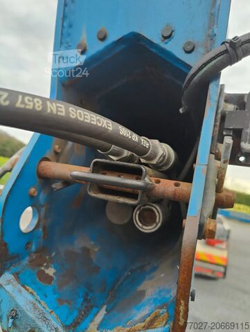 Sistema de braço de gancho Scania P360 8x2 Tridem container Crane HIAB 244