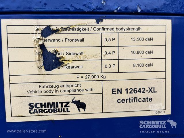 Naczepa otwarta z plandeką Schmitz Cargobull Semitrailer Curtainsider Mega