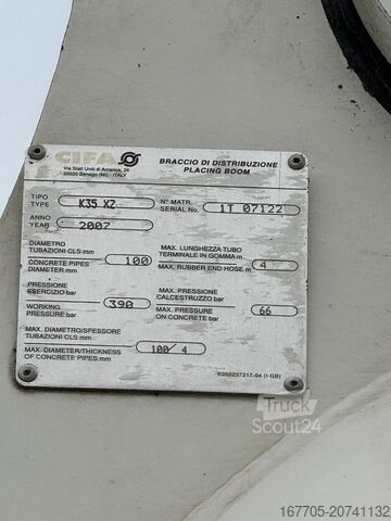 Automatische Betonpumpe SCANIA P 114-380