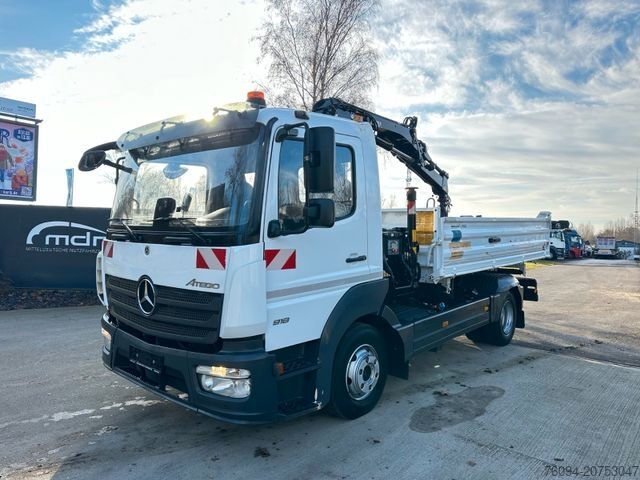 Kipper LKW MERCEDES-BENZ Atego 918 4x2 Kipper KRAN Greifer FUNK AHK