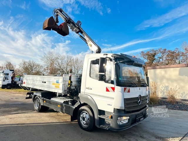 Dreiseitenkipper LKW MERCEDES-BENZ Atego 918 4x2 Kipper KRAN Greifer FUNK AHK