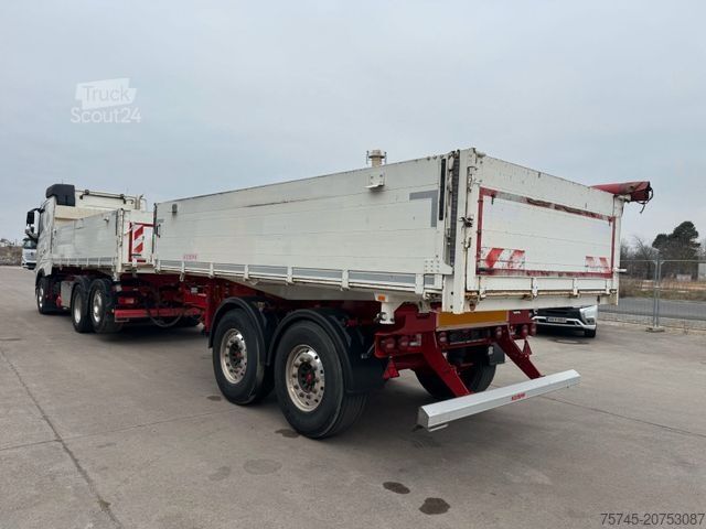 Τρίπλευρο ανατρεπόμενο φορτηγό VOLVO FH 460 I SAVE * LIFTACHSE * ALCOA *KOMPLETT *