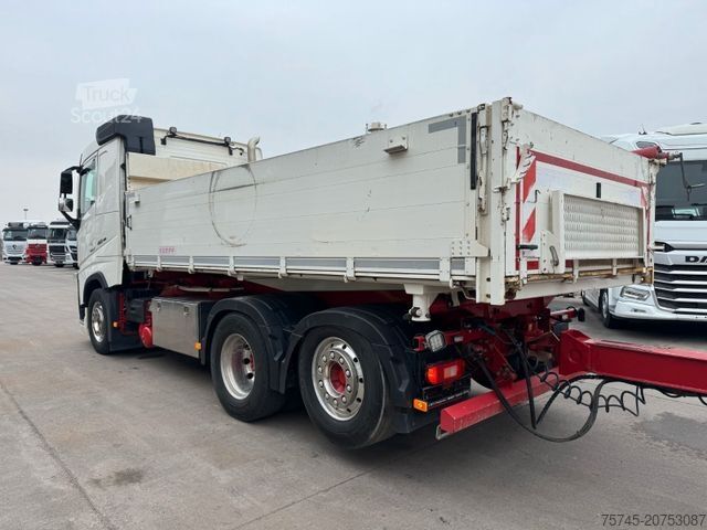 Τρίπλευρο ανατρεπόμενο φορτηγό VOLVO FH 460 I SAVE * LIFTACHSE * ALCOA *KOMPLETT *