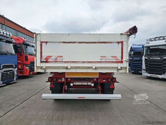 Driezijdige kipperaanhanger KEMPF GETREIDEKIPPER * SAF-ACHSEN * LIFTACHSE * ALCOA