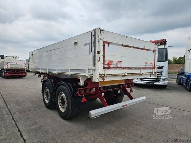 Driezijdige kipperaanhanger KEMPF GETREIDEKIPPER * SAF-ACHSEN * LIFTACHSE * ALCOA