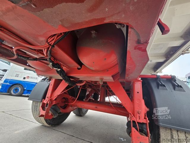 Driezijdige kipperaanhanger KEMPF GETREIDEKIPPER * SAF-ACHSEN * LIFTACHSE * ALCOA