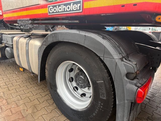 Standard SZM MERCEDES-BENZ 1845 Actros mit Goldhofer STN L3 Tieflader Rampe