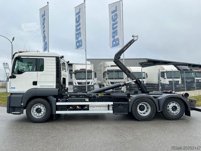 Spezial-LKW MAN 26.470 Abroller 6x2-4/Meiller RS 21.65/Lenkachse