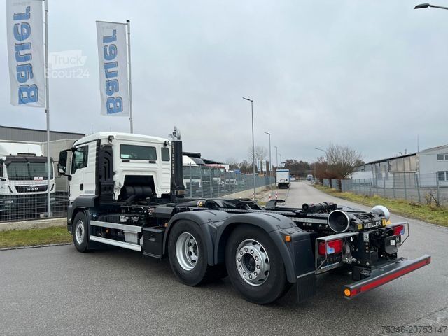Spezial-LKW MAN 26.470 Abroller 6x2-4/Meiller RS 21.65/Lenkachse