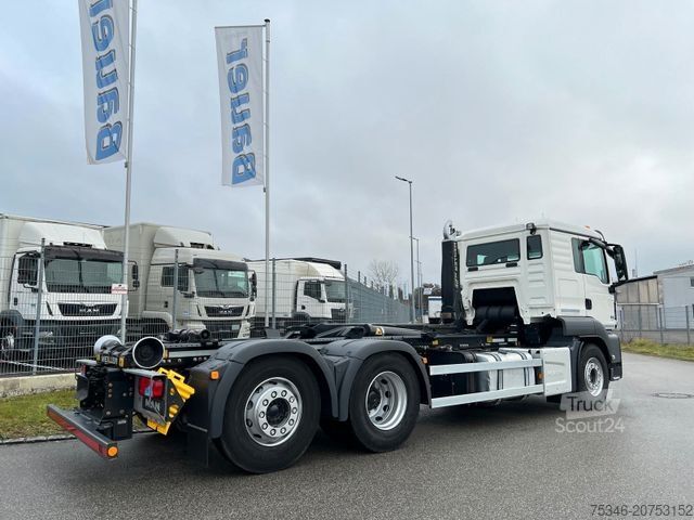 Abrollkipper MAN 26.470 Abroller 6x2-4/Meiller RS 21.65/Lenkachse