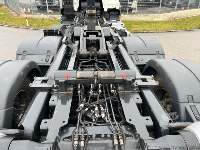 Abrollkipper MAN 26.470 Abroller 6x2-4/Meiller RS 21.65/Lenkachse