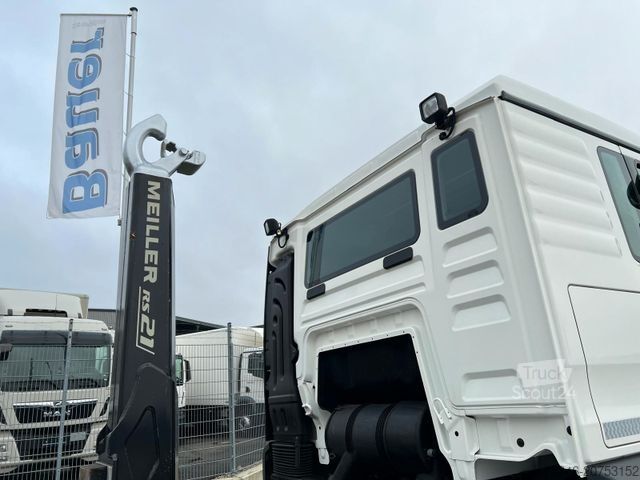 Abrollkipper MAN 26.470 Abroller 6x2-4/Meiller RS 21.65/Lenkachse