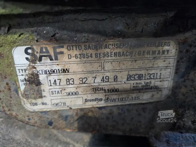 Akseli SAF SKRB9019W