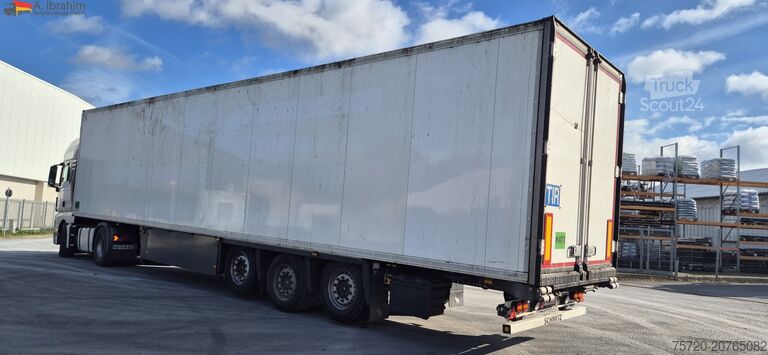 Auflieger Schmitz SKO 24 Stirnwandschaden, voll fahrbereit Schmitz Kühlaggregat