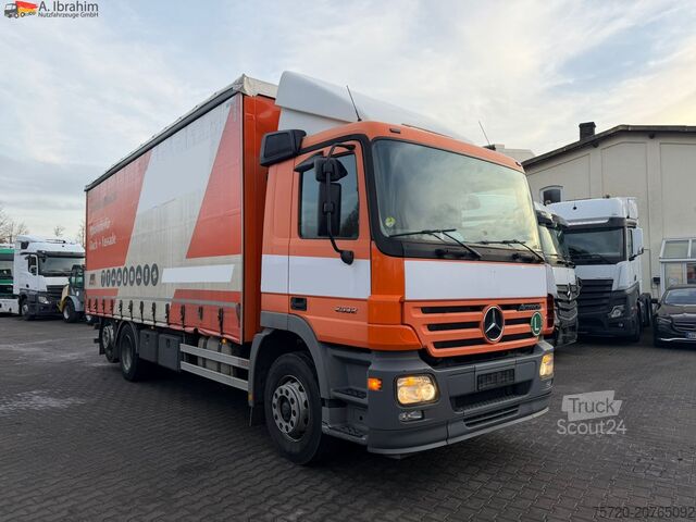 Autocarro con pianale e telone Mercedes-Benz Actros 2532L 6x2 | Lift-Lenkachse | 3 Pedals