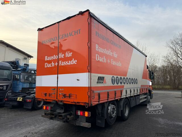 Autocarro con pianale e telone Mercedes-Benz Actros 2532L 6x2 | Lift-Lenkachse | 3 Pedals