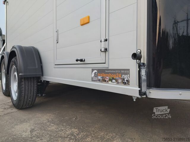 Bagażnik Cheval Liberté C700 Alukoffer Seitentür Rampe 375x180 anhängen