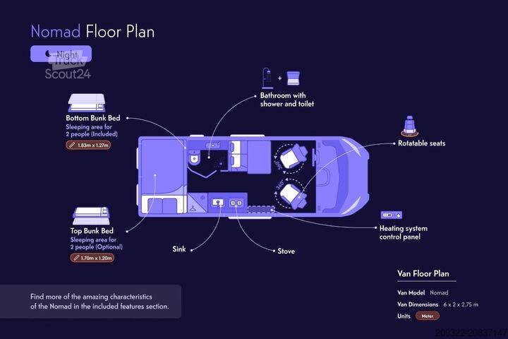 Caravan/camper Fiat Weinsberg Carabus 600 K 4 Posti Letto | Completamente Attrezzato