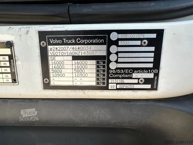 Chasis con cabina Volvo FL FL280.16 EURO6. 2022. , OPRIJWAGEN. NI...