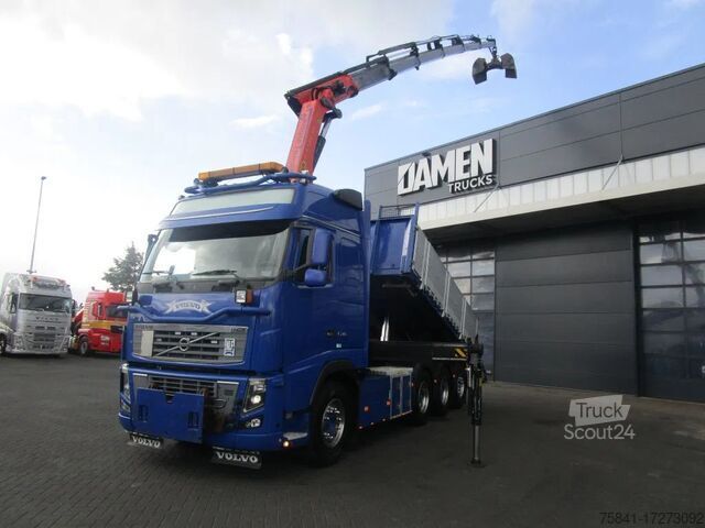 Volquete con grúa Volvo FH 16.540 8x4 Kipper + Palfinger PK 27002-SH E ...