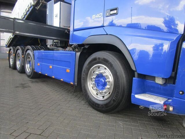 Volquete con grúa Volvo FH 16.540 8x4 Kipper + Palfinger PK 27002-SH E ...