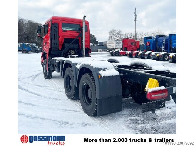 Șasiu de camion MAN TGS 33.540 6x6 BB CH, Navi, Motorabtrieb