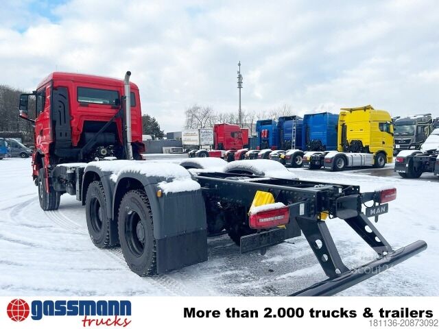 Șasiu de camion MAN TGS 33.540 6x6 BB CH, Navi, Motorabtrieb