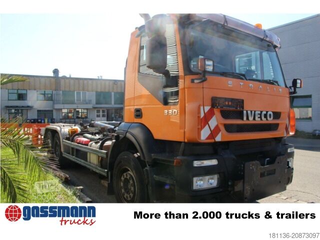 Kamion s kipom s pomičnim kontejnerom Iveco Stralis AD260S33 6x2, Winterdienstausstattung,