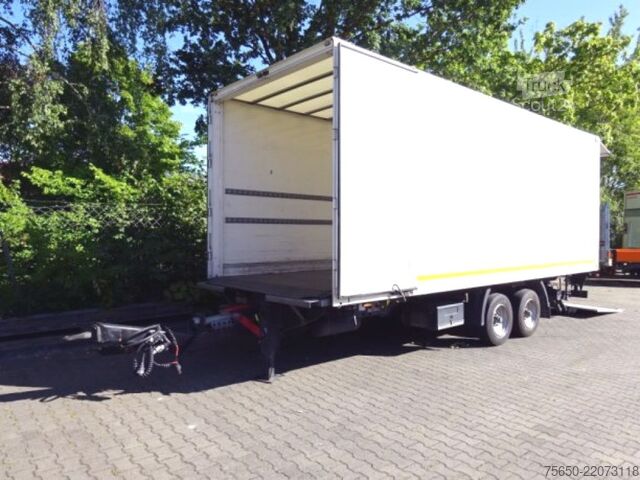 Koffer aanhanger Möslein TKO 105 Schwebheim  Tandemkoffer, Ladebordwand + Durchladbar