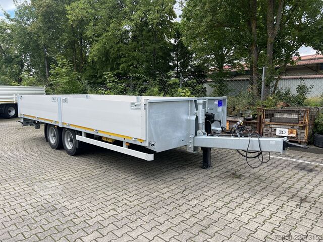Åben trailer Möslein THT 11 G 6,2 L  Tandem- Pritschenanhänger- Tieflader